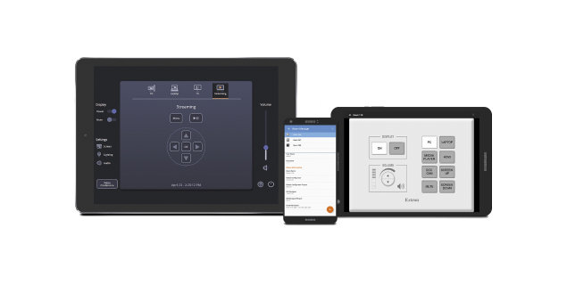 Central controlling tablets with modern UI