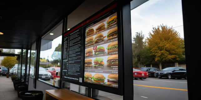 Menu board Signage