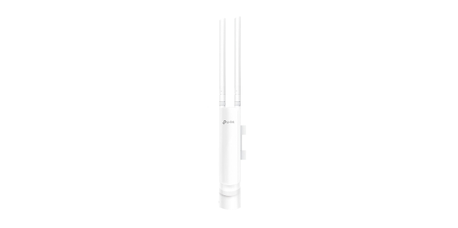 Weather-resistant outdoor wireless access point providing high-performance WLAN connectivity
