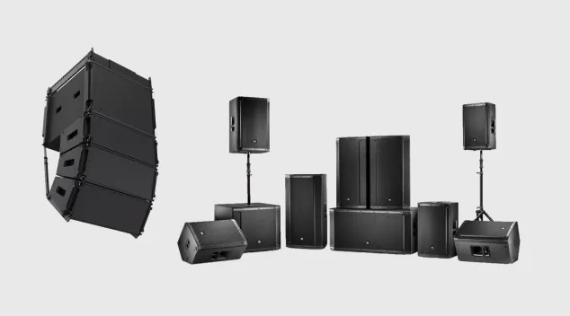 Professional audio solutions with speakers, amplifiers and microphones for commercial and corporate installations