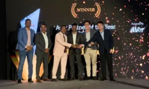 Aver Partner of the Year GCC 2025 at the FVC Gala & Awards