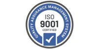 ISO 9001 certified logo showing Oxford Integration adherence to international quality assurance and management standards