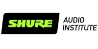 Shure Audio Institute certification logo representing Oxford Integration proficiency in professional audio design and wireless microphone systems