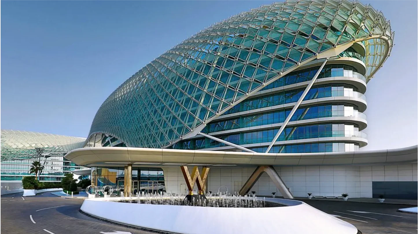 Photo of W Hotel at Yas Island representing the featured image for the case study by Oxford Integration