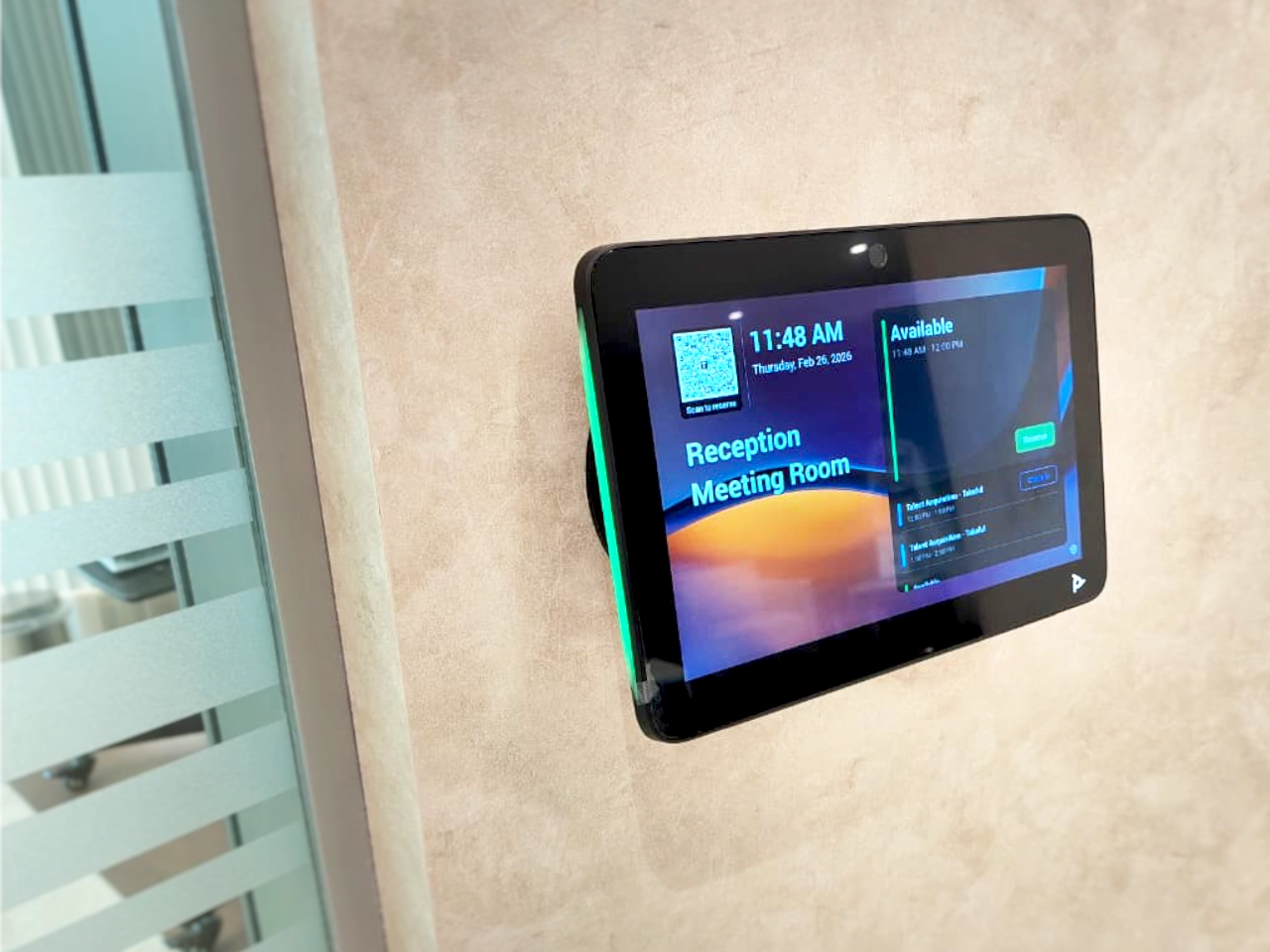 Abu Dhabi National Takaful Co. Psc Meeting Room Av Systems 11 Reception-room-sceduler-meeting-room-solutions-av-oxford-integration