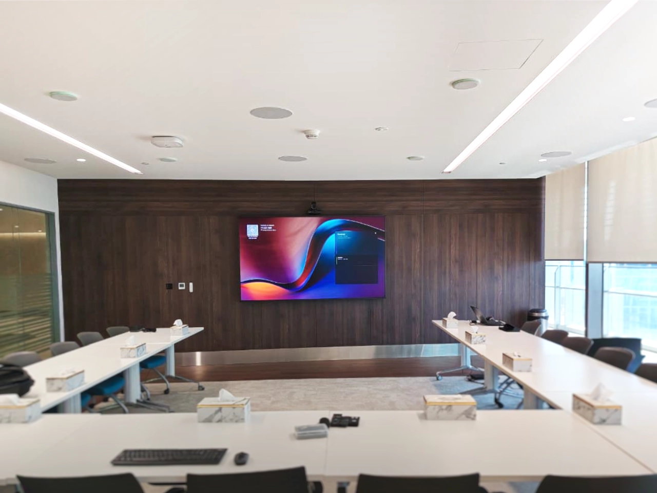 Abu Dhabi National Takaful Co. Psc Meeting Room Av Systems 5 Takaful-traininng-room-caset-studies-oxford-integration