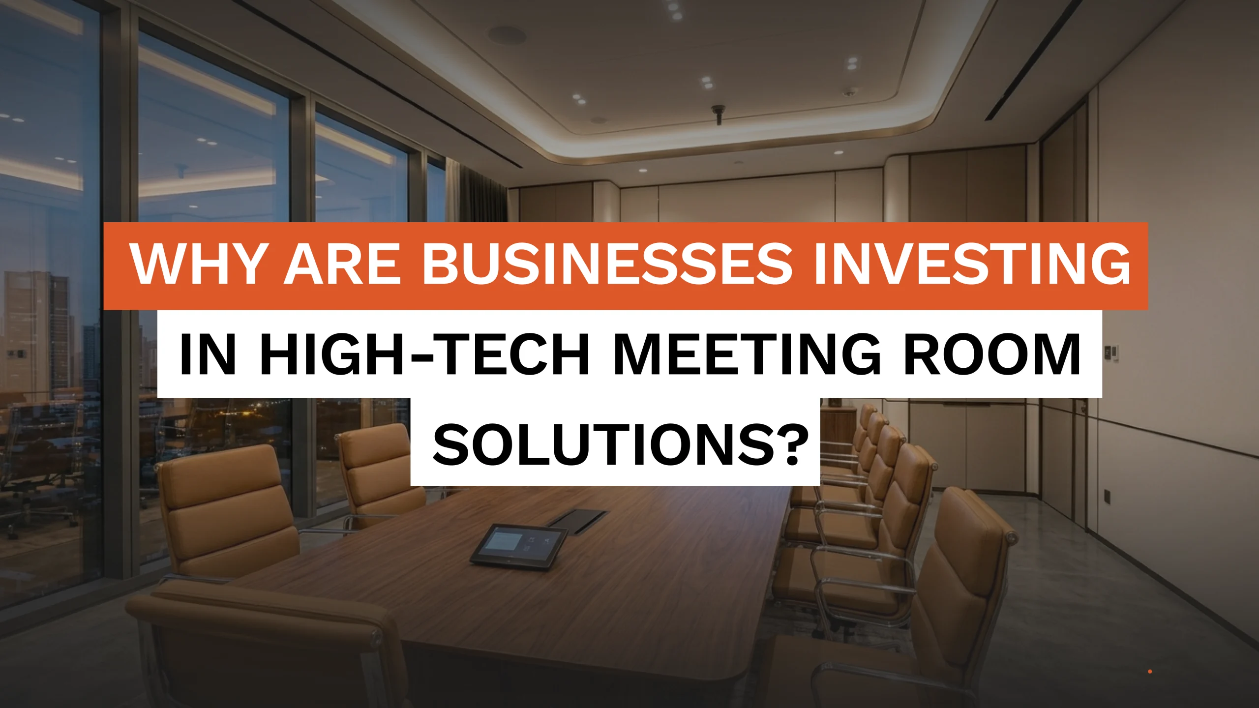 hightech meeting room