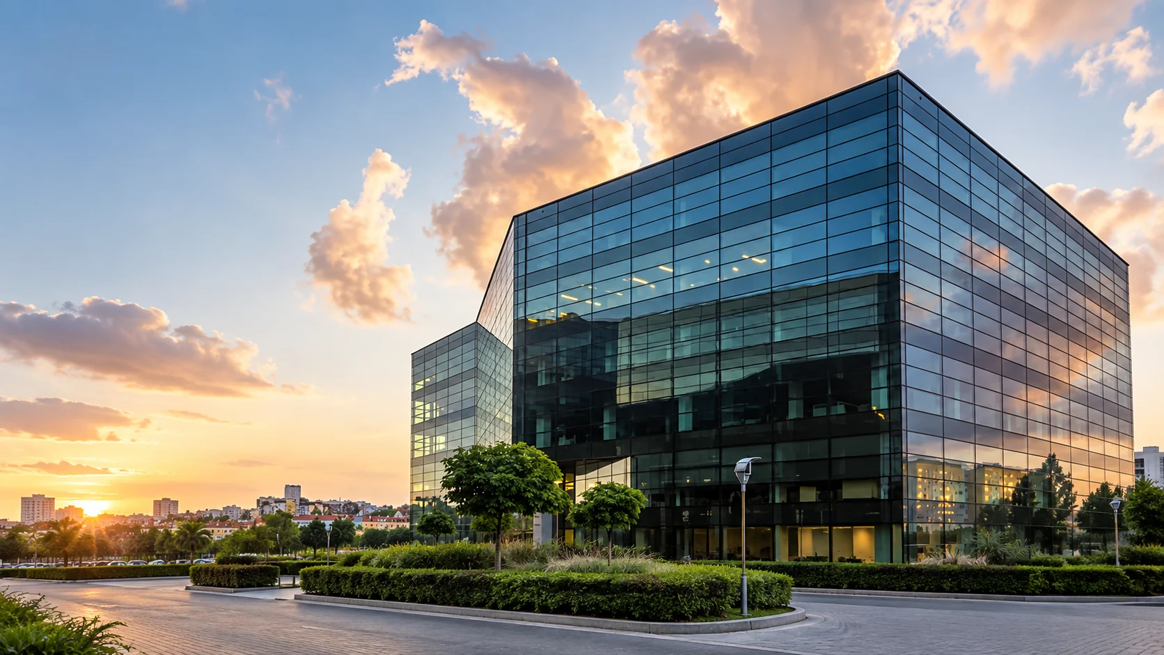 Exterior view of the building featured in the Bespin Global AV integration case study in Abu Dhabi